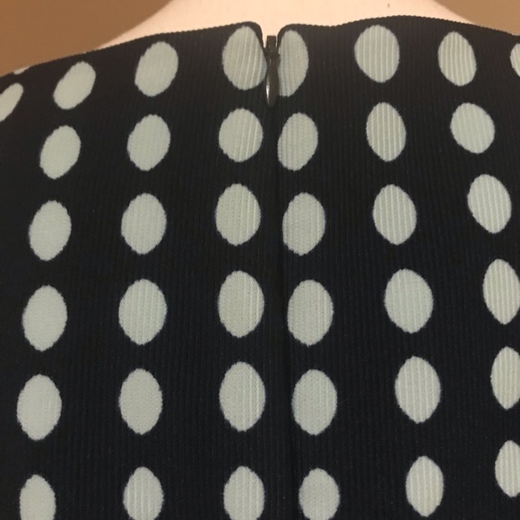 Connected Apparel Blue Polka Dot Dress - Picture 3 of 8